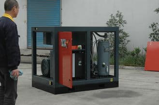 Small Rotary Screw Air Compressor with Tank 37Kw